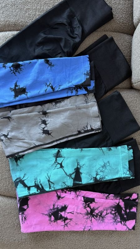 Фітнес лосини з Push-Up | Сірий мармур | Розмір S/M