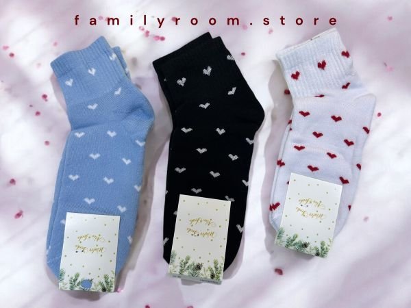 Шкарпетки зимові "NiceSocks" |• Серця • | Розмір: 36-40 Шкарпетки зимові "NiceSocks" |• Серця • | Розмір: 36-40