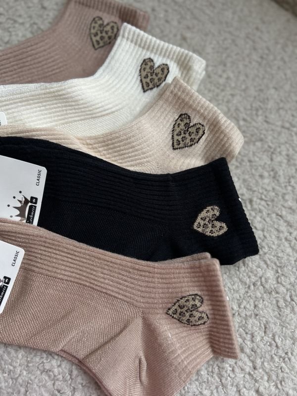 Зимові кашемірові шкарпетки "Корона" | • Тигрове серце • |Розмір: 37-41