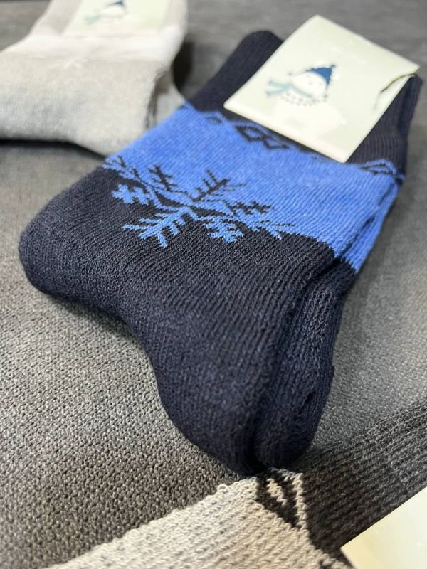 Зимові шкарпетки "NiceSocks" сніжинки (високі, махра, р. 36-40)   Зимові шкарпетки "NiceSocks" сніжинки (високі, махра, р. 36-40)