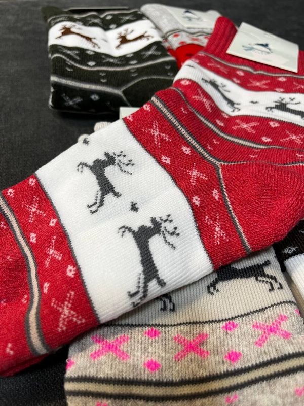 Зимові шкарпетки "NiceSocks" олені (високі, махра, р. 36-40)   Зимові шкарпетки "NiceSocks" олені (високі, махра, р. 36-40)