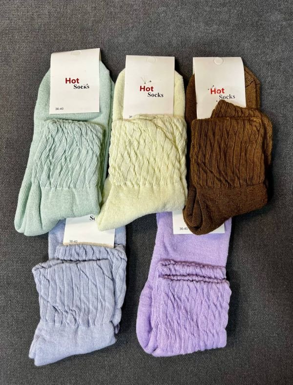 Зимові шкарпетки "NiceSocks" кольоровий мікс, широка об'ємна рельєфна гумка (середні, махра, р. 36-40) Зимові шкарпетки "NiceSocks" кольоровий мікс, широка об'ємна рельєфна гумка (середні, махра, р. 36-40)