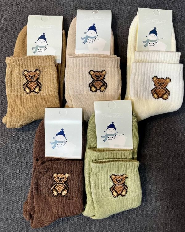 Зимові шкарпетки "NiceSocks" бавовняні ведмедики (високі, махра, р. 36-40) Зимові шкарпетки "NiceSocks" бавовняні ведмедики (високі, махра, р. 36-40)