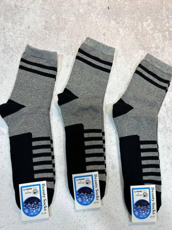 Зимові шкарпетки Житомир "Beauty Socks" | Чоловічі махрові термо-шкарпетки • Розмір: 27-31 Зимові шкарпетки Житомир "Beauty Socks" | Чоловічі махрові термо-шкарпетки • Розмір: 27-31