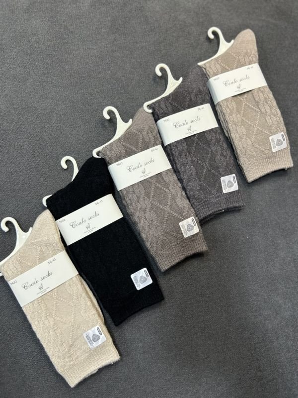 Шкарпетки зимові "Coalo Socks" І Кашемір /термо І В'язаний рельєфний візерунок - Розмір: 36-41 Шкарпетки зимові "Coalo Socks" І Кашемір /термо І В'язаний рельєфний візерунок - Розмір: 36-41