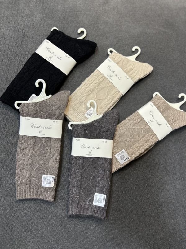 Шкарпетки зимові "Coalo Socks" І Кашемір /термо І В'язаний рельєфний візерунок - Розмір: 36-41 Шкарпетки зимові "Coalo Socks" І Кашемір /термо І В'язаний рельєфний візерунок - Розмір: 36-41