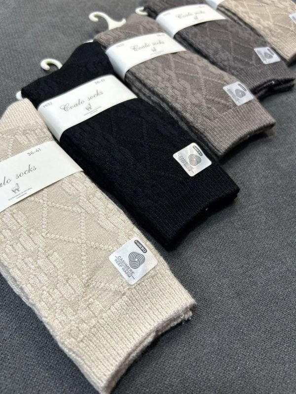 Шкарпетки зимові "Coalo Socks" І Кашемір /термо І В'язаний рельєфний візерунок - Розмір: 36-41 Шкарпетки зимові "Coalo Socks" І Кашемір /термо І В'язаний рельєфний візерунок - Розмір: 36-41
