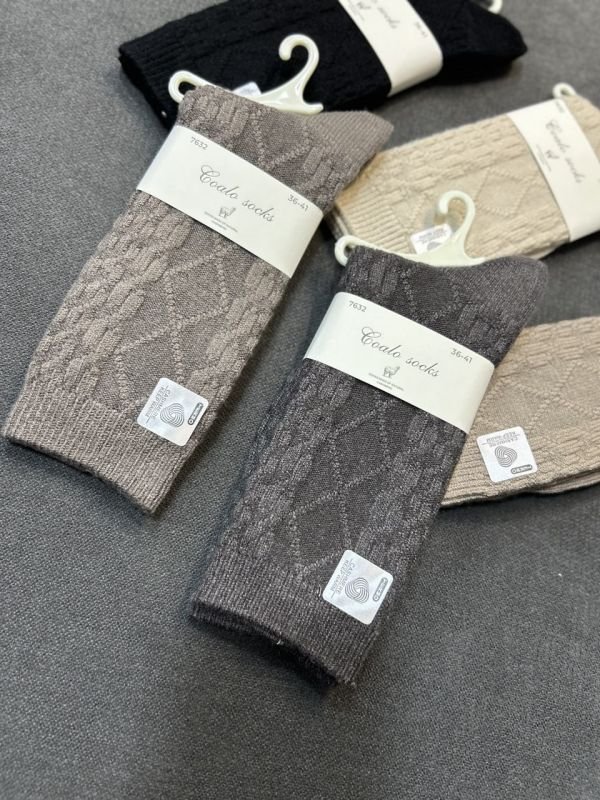 Шкарпетки зимові "Coalo Socks" І Кашемір /термо І В'язаний рельєфний візерунок - Розмір: 36-41 Шкарпетки зимові "Coalo Socks" І Кашемір /термо І В'язаний рельєфний візерунок - Розмір: 36-41