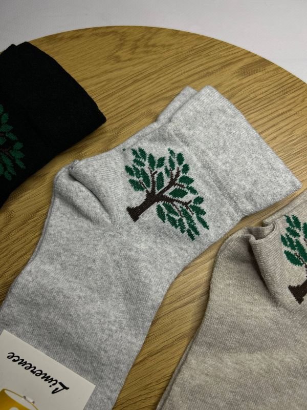 Медичні демісезонні шкарпетки "Limerence" | • Жіночі з малюнком дерева • "Без резинки" | Розмір: 36-40