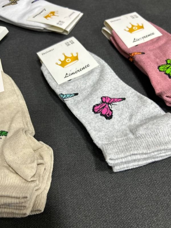 Шкарпетки демісезонні «Limerence» |В упаковці 12 пар • Короткі • Розмір: 36–40 — Арт. 12-400-09