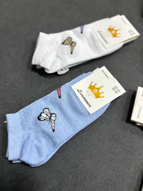 Шкарпетки демісезонні «Limerence» |В упаковці 12 пар • Короткі • Розмір: 36–40 — Арт. 12-400-09