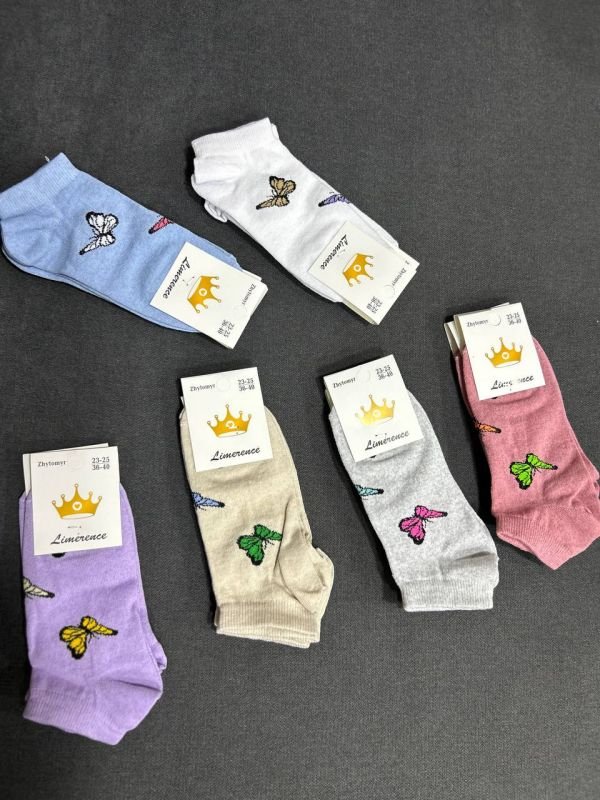 Шкарпетки демісезонні «Limerence» |В упаковці 12 пар • Короткі • Розмір: 36–40 — Арт. 12-400-09