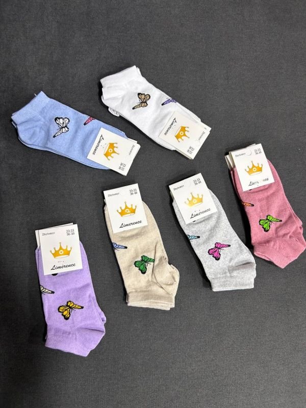 Шкарпетки демісезонні «Limerence» |В упаковці 12 пар • Короткі • Розмір: 36–40 — Арт. 12-400-09