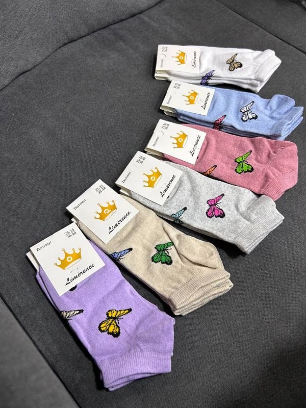 Шкарпетки демісезонні «Limerence» |В упаковці 12 пар • Короткі • Розмір: 36–40 — Арт. 12-400-09