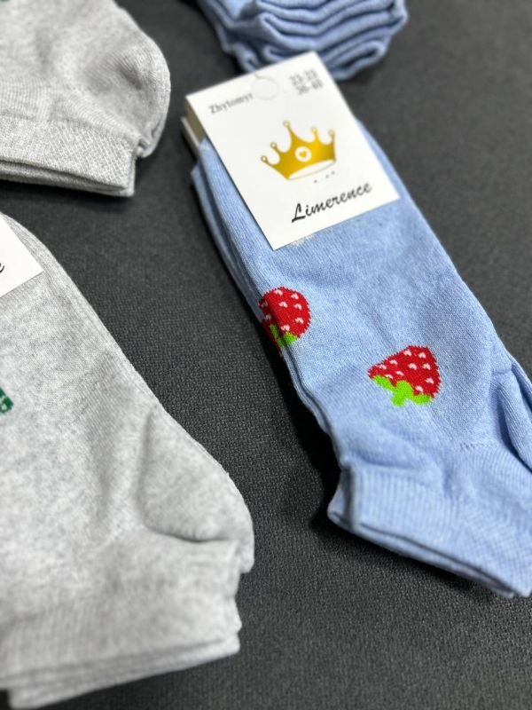 Шкарпетки демісезонні «Limerence» |В упаковці 12 пар • Короткі • Розмір: 36–40 — Арт. 12-400-58