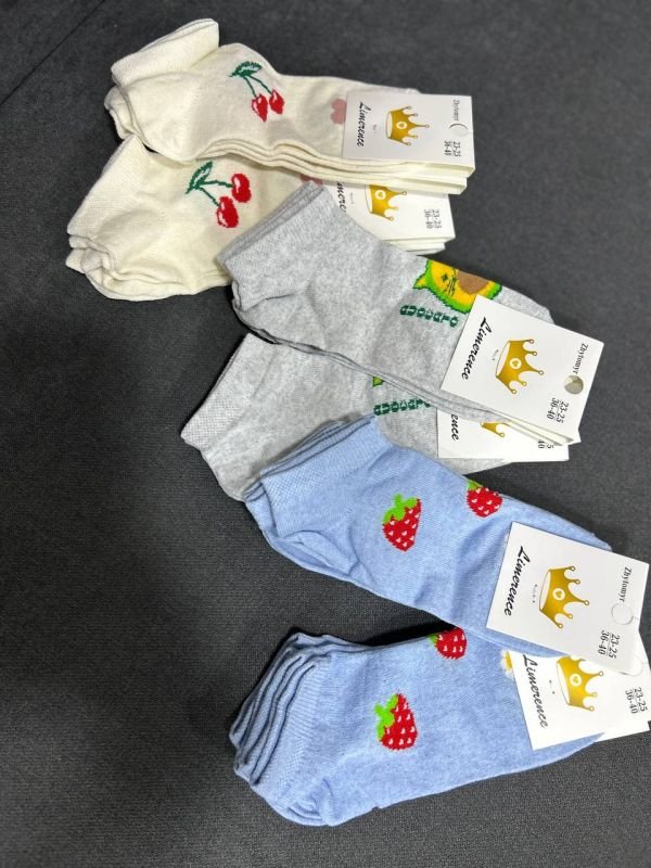 Шкарпетки демісезонні «Limerence» |В упаковці 12 пар • Короткі • Розмір: 36–40 — Арт. 12-400-58