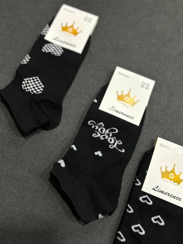 Шкарпетки демісезонні «Limerence» |В упаковці 12 пар • Короткі • Розмір: 36–40 — Арт. 12-400-34