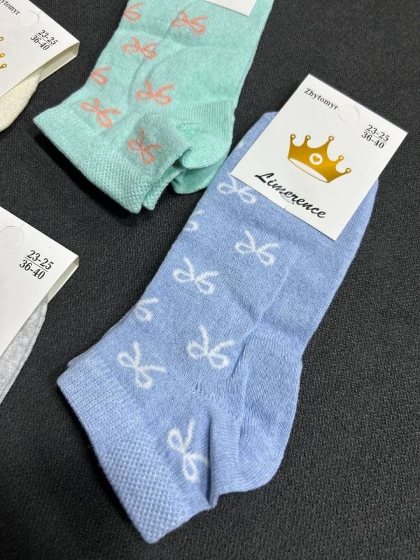 Шкарпетки демісезонні «Limerence» |В упаковці 12 пар • Короткі • Розмір: 36–40 — Арт. 12-400-60