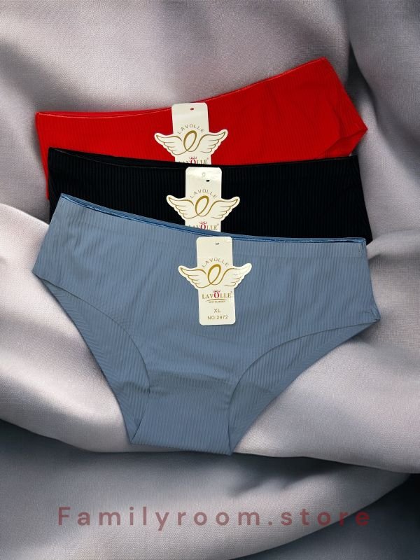 Набір Трусиків «Lavolle» | 3шт. + 1 в подарунок | ОС  ( від 89 до 106 см)