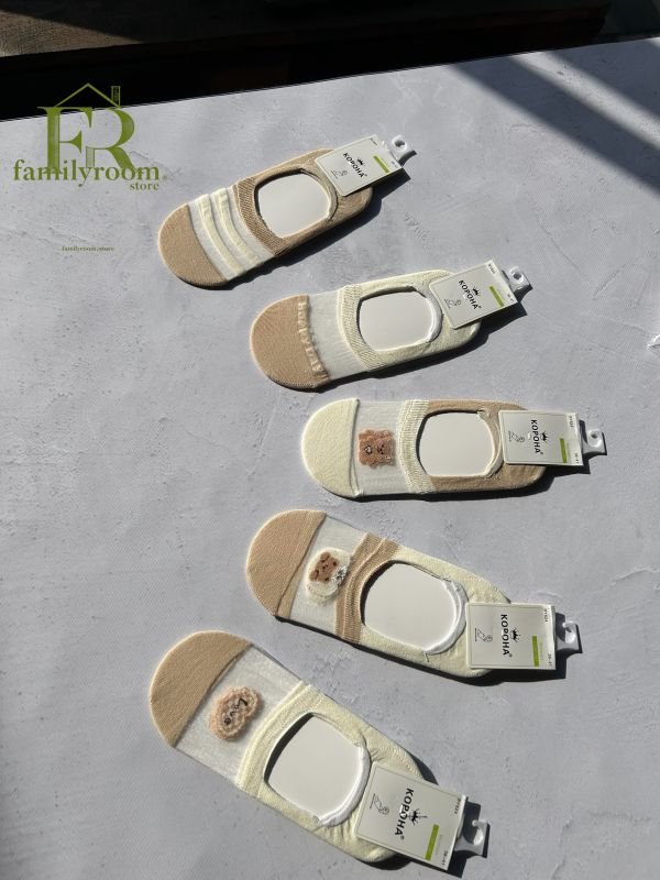 Cліди літні "Корона" | • Із силіконом • Мікс|Розмір: 36-41